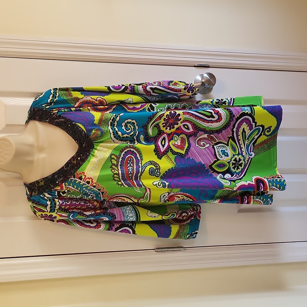 Multiples Colorful Tunic Size M - image 1